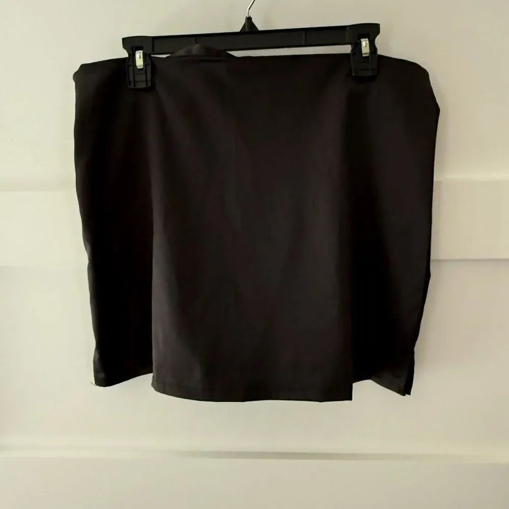 Vintage Fredericks of Hollywood Black sexy satin Skirt